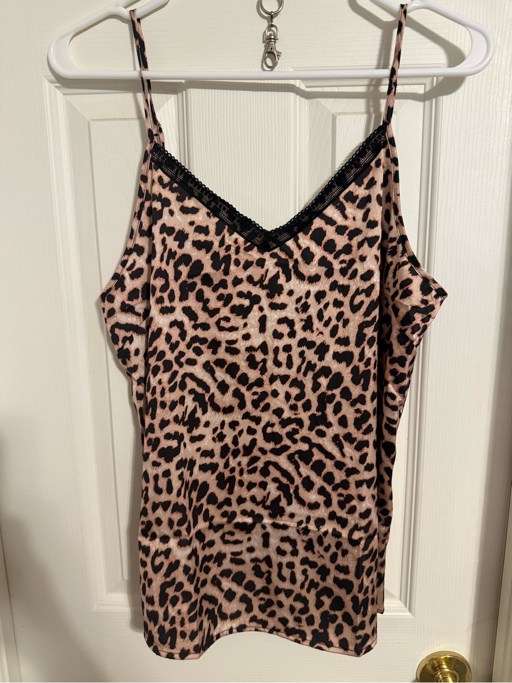 Leopard Print Slip Cami Tank